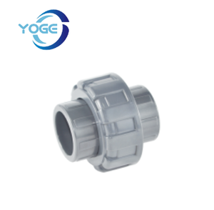 하이 퀄리티 YOGE YG0210 라이트 그레이 ASTM D2846 일정 80 산업용 CPVC 파이프 피팅 설치가 간편한 빠른 플라스틱 튜브 - Product Image 1