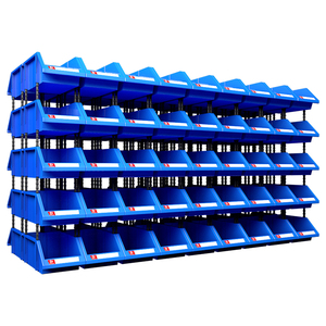 Plastic Stackable Parts Bin Warehouse Tool Hardware Small parts Storage Bin Storage Box For Screw Nut Clothes Socks Underwear