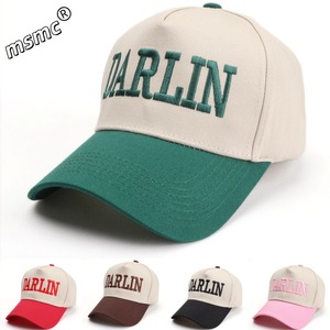 Gorra de Béisbol Bordada Darlin, 100% Algodón, Unisex, Corona Alta, Gorra para el Sol, Gorra Deportiva Informal - Product Image 4