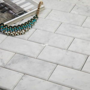 Poli <span class=keywords><strong>Italie</strong></span> <span class=keywords><strong>Carrare</strong></span> Brique Blanche Marbre Salle De Douche Plancher Escaliers Mur Marbre Carrelage Sol - Product Image 2