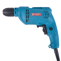 Perceuse électrique filaire BYT-6001 450W, perceuse à main 10mm pour le perçage du bois et du métal, outils électriques