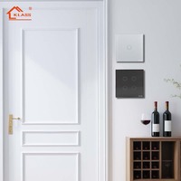 KLASS Nouveau panneau de commande intelligent pour chauffe-eau WiFi Zigbee Google Alexa, interrupteur mural en verre certifié CE