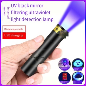 Torcia <span class=keywords><strong>UV</strong></span> Elius di Alta Gamma 365nm per Ispezione Banconote e Rilevamento Animali Domestici, IP65 Ricaricabile - Product Image 2