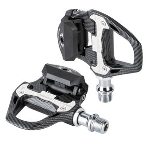 Pédale de vélo autobloquante avec cales en nylon couleur carbone, roulements étanches en Cr-Mo, pièces de pédale gratuites pour <span class=keywords><strong>le</strong></span> cyclisme sur route - Product Image 3