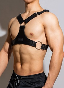 Großhandel Neuerscheinung D.M Marke Modell 7023 Verstellbarer Sexy Herren Low-Rise Harness Gürtel Stark Elastisch Gestrickt - Product Image 5