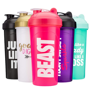 Botella agitadora de agua para deportes de gimnasio, 700ml, logotipo personalizado, bebida directa, licuadora de proteínas de plástico, tazas, mezclas de proteínas para <span class=keywords><strong>Fitness</strong></span> - Product Image 1