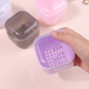 กล่องใส่เจลทำความสะอาดเล็บแบบมืออาชีพที่รองชามใส่แอลกอฮอล์ทรงเพชรกล่องเก็บของอื่นๆพกพาได้และทนทาน - Product Image 6