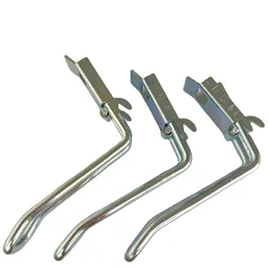 Ganchos de exhibición de tablero de clavijas de metal gancho de alambre doble y simple para estante de estantería
