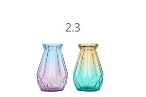 Commercio all'ingrosso Della Decorazione di Primo Piano Dots Colourful Del Fiore Vaso di Bottiglia di Vetro - Product Image 5