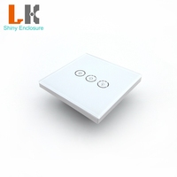 86*86mm Interrupteur de lumière boîtier pcb boîtier de commande électrique en plastique abs boîtier d'instrument personnalisé boîte de projet