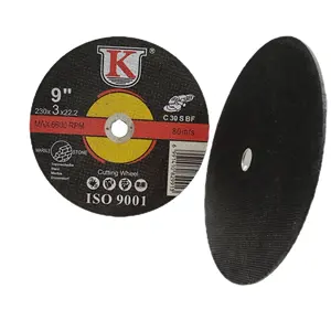230 Mm Factory Abrasive Cutting Grinding Wheels Smeg Cut Diamond Steel Abrasive Disc Cutting Resin Grinding Wheel