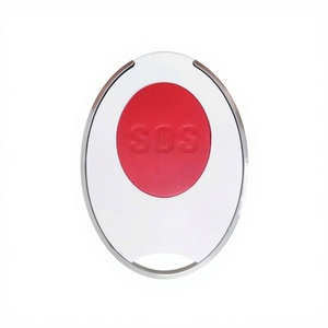 Système de sécurité sans fil 433/868 MHz avec capteur de mouvement d'urgence ABS et bouton panique pour personnes âgées, compatible Tuya pour usage domestique - Product Image 1