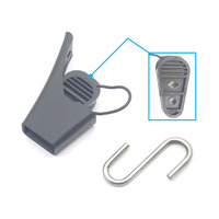 Klem Suspensi Kabel Drop FTTH dari Baja Anti Karat Tahan UV dengan Pengait S
