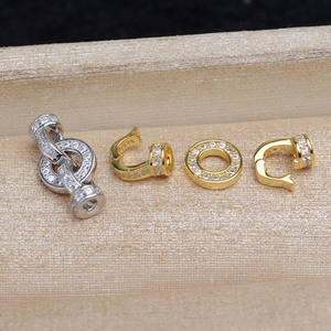 Hebilla de Plata S925 con Perla, Hebilla Mini para Sombrero 5747, para Pulseras y Collares, Accesorios y Componentes de Joyería - Product Image 3