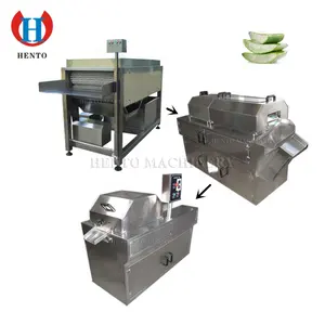 Linha de produção de aloe vera totalmente automática/máquina de lavar frutas industriais/planta de processamento de aloe vera com melhor preço