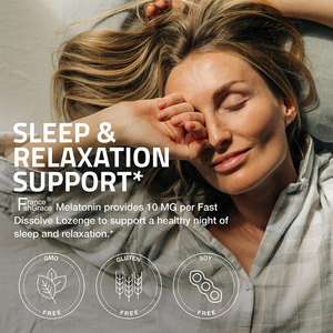 Fabricant de compléments alimentaires à base de mélatonine, mélatonine à dissolution rapide 10 mg pour favoriser le sommeil, saveur cerise, 360 comprimés de mélatonine - Product Image 3