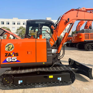 Miniexcavadora Hitachi ZX65 de Alta Calidad, 6.5 Toneladas, Excavadora Hidráulica de Orugas Usada, Motor Yanmar, Bomba, Caja de Cambios, PLC, Venta en Japón - Product Image 1