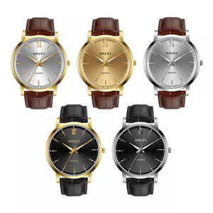 Montre pour femme HALEI neuve, originale, à quartz, bracelet en cuir, étanche 3 ATM, chiffres romains, mouvement japonais, vente en gros. - Product Image 6