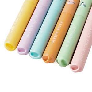 M&G 6 Couleurs Fruits Parfumés <span class=keywords><strong>Pastel</strong></span> Néon Fluorescent Mignons <span class=keywords><strong>Mini</strong></span> Surligneurs Stylos Étudiants Enfants Coloriage Art Dessin Stylos Kit - Product Image 6