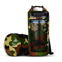 Sac à dos sec étanche pour l'extérieur 10L 20L 30L PVC Ocean Pack pour le camping randonnée Kayak flottant Portable Wet Pack Boating