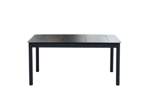 <span class=keywords><strong>Tavolo</strong></span> da pranzo in alluminio <span class=keywords><strong>allungabile</strong></span> esterno moderno e confortevole giardino grigio - Product Image 5