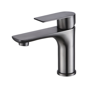 <b>Basin</b> Faucet <b>Single</b> Handle 304 Stainless Steel Ceramic Valve Core Deck Mounted <b>Single</b> Hole Bathroom Toilet Sink <b>Tap</b> - Product Image 1