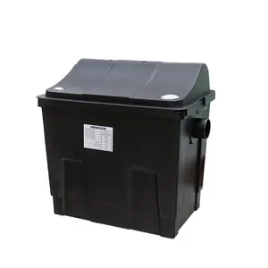 Sistema de filtración bioquímica grande para estanque, caja de filtro de barril externo, filtro circulante, cartucho de filtro para estanque koi