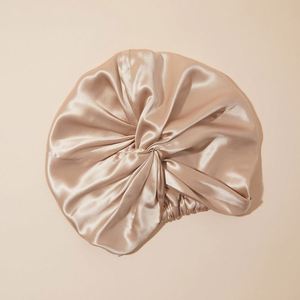 Gorro de Dormir de Seda con Cinturón Largo, Sombrero de Satén para el Cuidado del Cabello en Casa, Unisex, para Todas las Estaciones, Uso Diario - Product Image 4