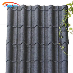 Lámina de acero con revestimiento de piedra para techo, materiales de teja de Metal, azulejos de techo galvanizados - Product Image 1