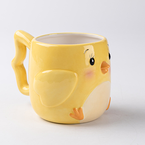 Nuove tazze di ape in ceramica personalizzate 3d Cartoon, simpatica tazza di ape gialla - Product Image 2