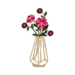 Venta al por mayor forma de flor Vintage Metal pared arte escultura diseño moderno decoración del hogar <span class=keywords><strong>OEM</strong></span> Technics UV impresión Metal colgante signo - Product Image 1