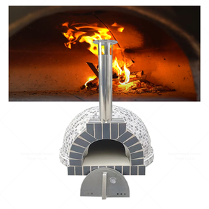 Forno per Pizza <span class=keywords><strong>a</strong></span> <span class=keywords><strong>Legna</strong></span> di Alta Qualità per Cucine all'Aperto; Facile da Pulire, Certificato CE, Nuovo Modello Best Seller - Product Image 1