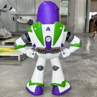 Escultura de Resina Personalizada de Buzz Lightyear y Woody de Toy Story, Arte Popular, Decoración para el Hogar