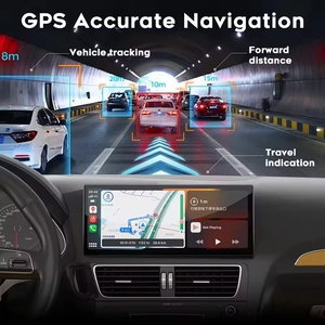 Diboev 10.25 "cảm ứng đầy đủ màn hình nâng cấp hiển thị Android Carplay âm thanh xe hơi Stereo đài phát thanh tự động cho Audi A6 - Product Image 5