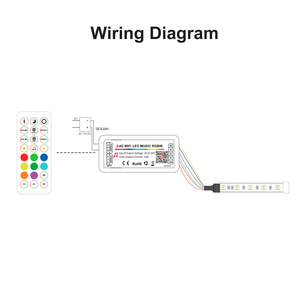 Yeni varış Tuya <span class=keywords><strong>WIFI</strong></span> RF 24 tuşları müzik DIY 4 kanal RGBW <span class=keywords><strong>LED</strong></span> denetleyici <span class=keywords><strong>3</strong></span> yıl garanti ile - Product Image 5
