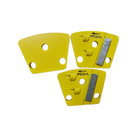 Outil abrasif ASL PCD+Diamond Segment pour le ponçage de béton et terrazzo, préparation des surfaces et décapage des revêtements époxy