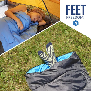 Sacs de couchage portables pour adultes Sac de couchage de camping d'<span class=keywords><strong>hiver</strong></span> avec trous de fermeture à glissière pour bras - Product Image 4