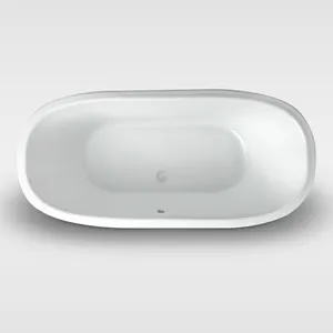 Banheira grande portátil de plástico 1500mm em formato oval para adultos