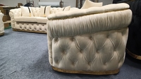 WINFORCE Chesterfield-Luxussofa im europäischen Stil italienisches Sofa aus Samt modernes Sofa Couches Wohnzimmer Sofa-Set Möbel