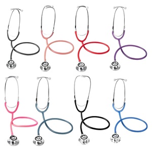 Stéthoscopes métalliques double-tête manuels pour adultes, certifiés CE Classe II, les plus vendus et abordables, fournitures médicales en gros pour médecins - Product Image 1