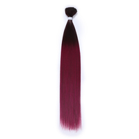 Rebecca Faisceaux de Cheveux Synthétiques Raides en Fibre Résistante à la Haute Densité Extension de Faisceaux de Cheveux Tressés Résistants à la Chaleur Non Flammes