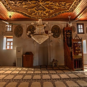 Tapis de mosquée Jacquard à poils longs, motif personnalisé, 80 % laine, 20 % nylon, fabriqué à la machine, <span class=keywords><strong>prix</strong></span> usine 85 000, pour Grand Masjid - Product Image 4