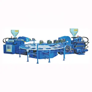 Used recondition Two Color PVC Airblowing Machine, PVC Shoe Sole Making Machine