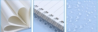 Carnets de notes/organisateurs A4/A5 personnalisés en spirale, 100 pages lignées, couverture souple en papier brun, cadeau, directement de l'usine