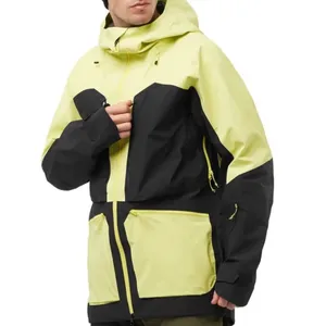 2024 Лидер продаж, Высококачественная 3-слойная водонепроницаемая Лыжная куртка с твердым корпусом 20000 мм