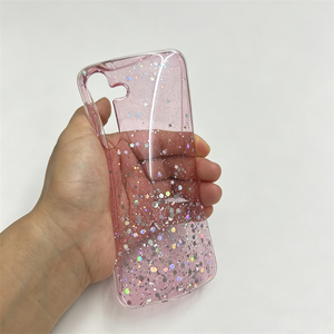 <span class=keywords><strong>Coque</strong></span> de téléphone transparente en TPU avec étoiles brillantes dégradées en résine époxy pour <span class=keywords><strong>Samsung</strong></span> S26 S25 S24 S23 <span class=keywords><strong>S22</strong></span> S21 Plus Ultra - Product Image 3