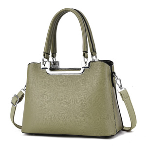 Bolso de Mano Elegante y de Alta Gama en Color Sólido, Bolso Bandolera Minimalista de Lujo, Cuadrado, de PU, de Primera Clase, de Diseñador - Product Image 1