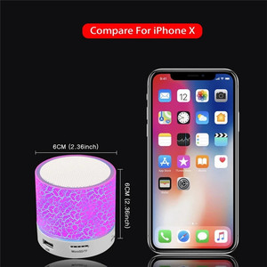 Hàng Mới Về Crack Đèn Led Nhấp Nháy Altavoz Inalambrico Xanh <span class=keywords><strong>Real</strong></span> Sound Bluthoot Bluetuth Loa Blootuth Nhỏ Nhất - Product Image 3