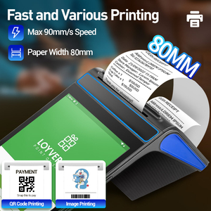 F1-88 Máy tính để bàn máy POS 8 inch <span class=keywords><strong>Android</strong></span> 14 hóa đơn thanh toán <span class=keywords><strong>QR</strong></span> Mã Vạch <span class=keywords><strong>Scan</strong></span> GMS cấp giấy chứng nhận màn hình cảm ứng BT hệ thống POS - Product Image 4