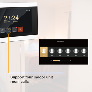 Videoportero Inteligente WiFi TYSH con Cámara, Aplicación Tuya, <span class=keywords><strong>Intercomunicador</strong></span> de Video para 4 Unidades Familiares, Sistema de Intercomunicación para Múltiples Apartamentos - Product Image 5